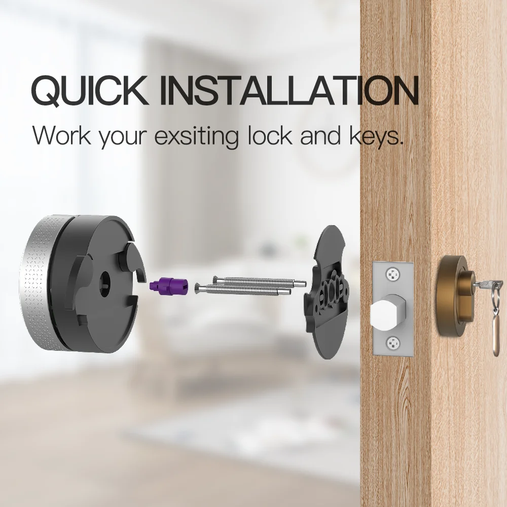 
Airbnk M300 lock for hotel apartment Wireless Bt smart door lock 