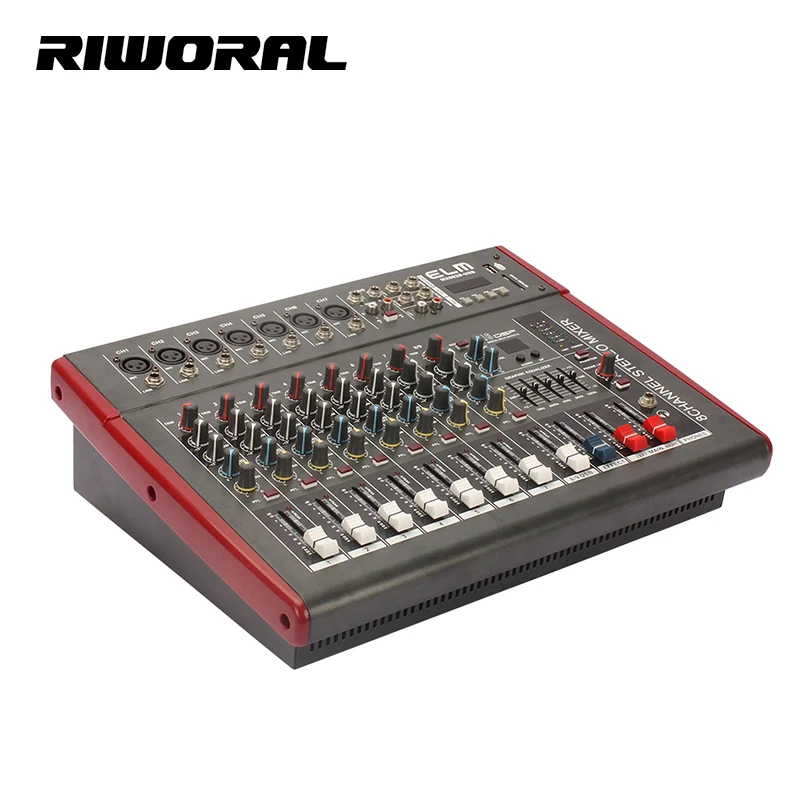 MX902 8 Channel professional sound audio power mixer usb interface controller home music karaoke