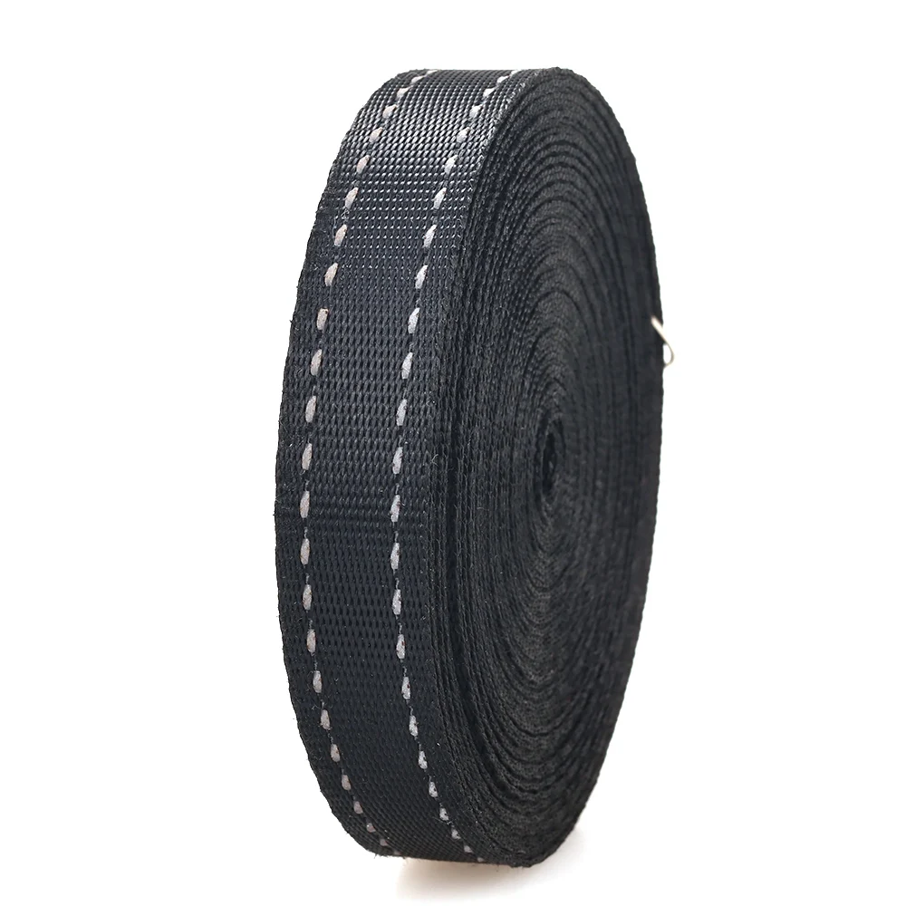 Hot Sale 1cm 1.5cm Reflection Pet Polyester Webbing Straps For Dog Leashes Collar Bags Shoes