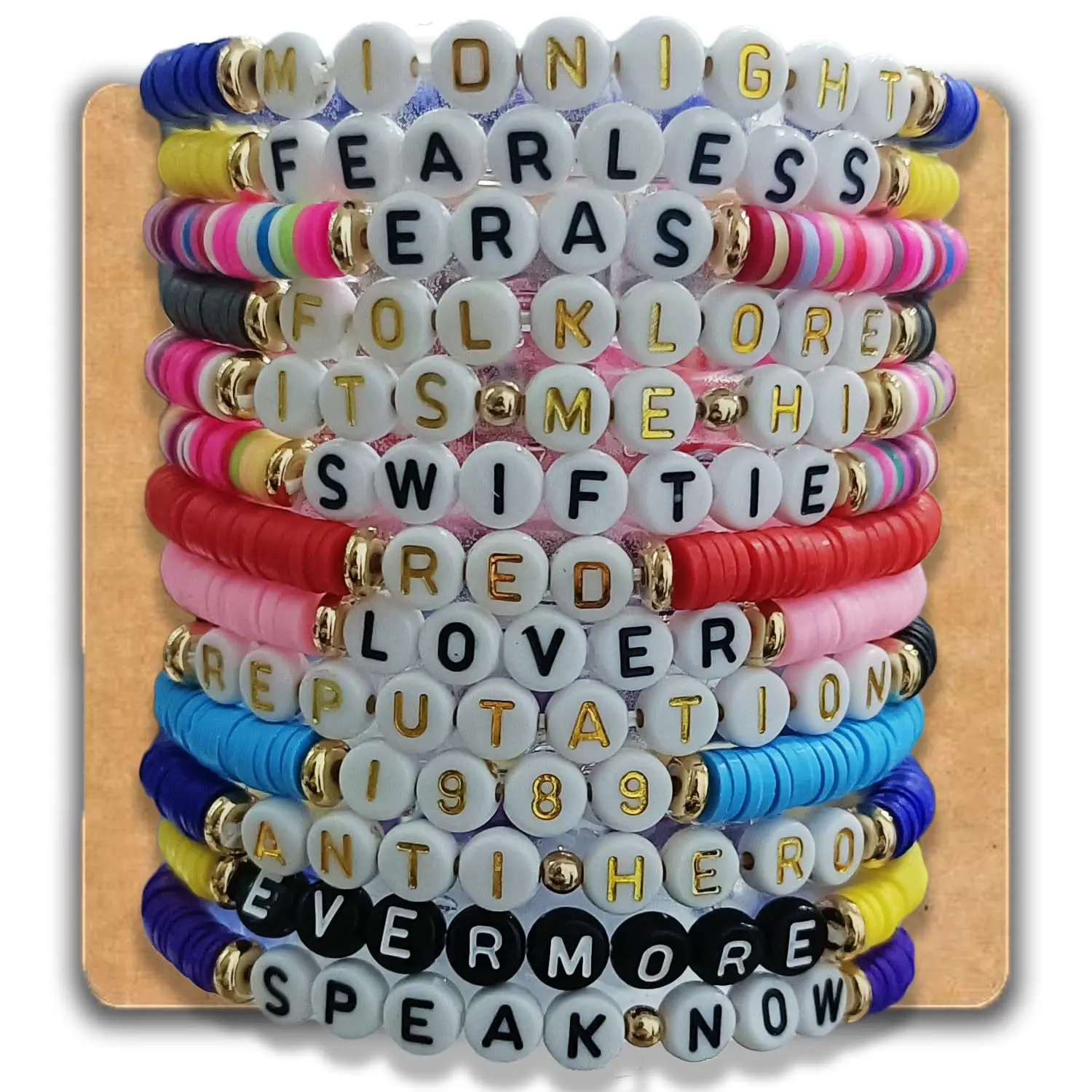 Music Fest Bracelets Swift Inspired Bracelets Set  For Eras Music Taylor 1989 Reputation Friendship Bracelets