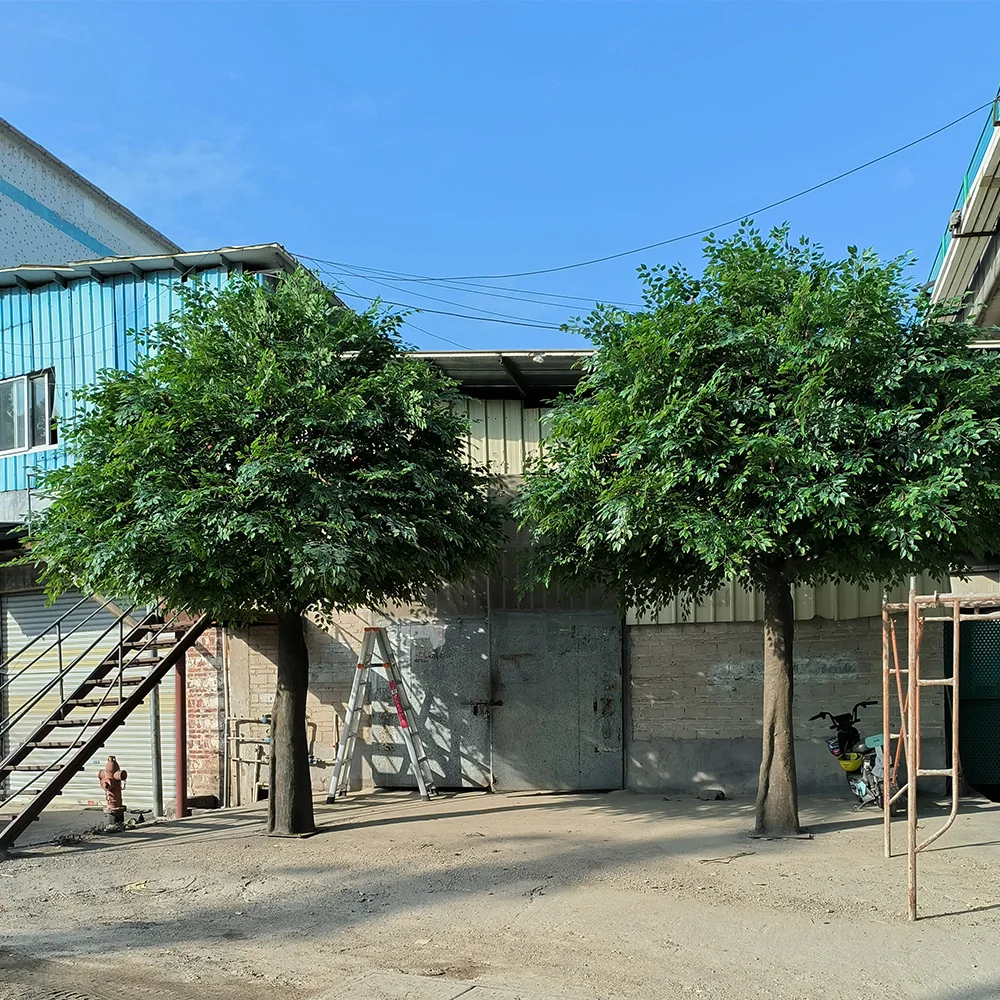Customized Artificial Trees Artificial Banyan Tree Evergreen Big Fiberglass Artificial Ficus Trees For Outdoor Decoration