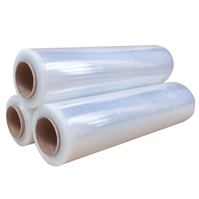 China fabrica de 20micras paletizador Film Stretch Negroy Transparente