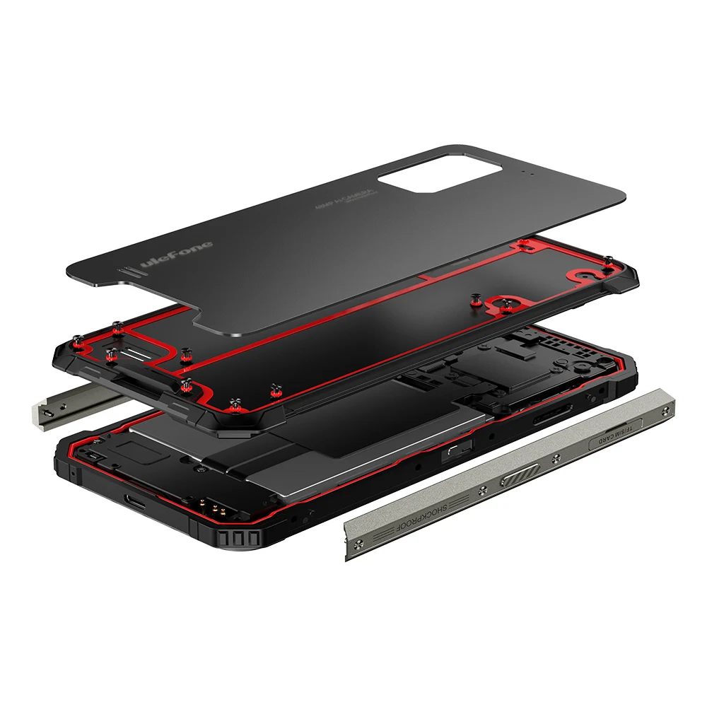 Ulefone Armor 7E IP68 Rugged 6.3INCH Smartphone 4GB+128GB Waterproof Mobile Phone Octa Core NFC 48MP AI Camera Wireless