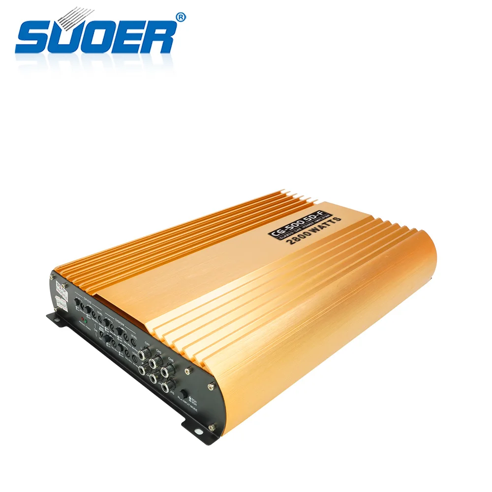 Suoer новый тренд CG-500.5D-F аудио 5 каналов full частота класса D max 2800 Вт автомобильный