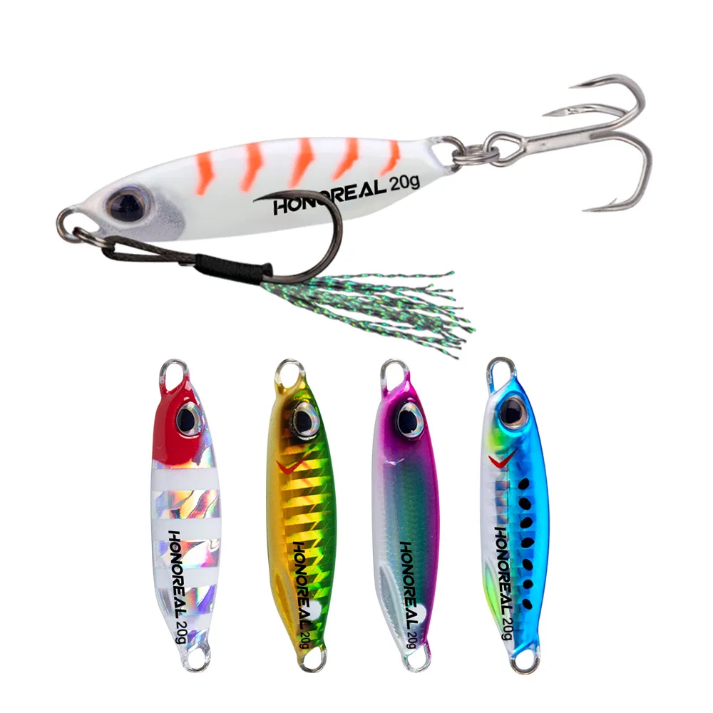HONOREAL HNLY02 20G UV bass fishing lures supplier metal jigs