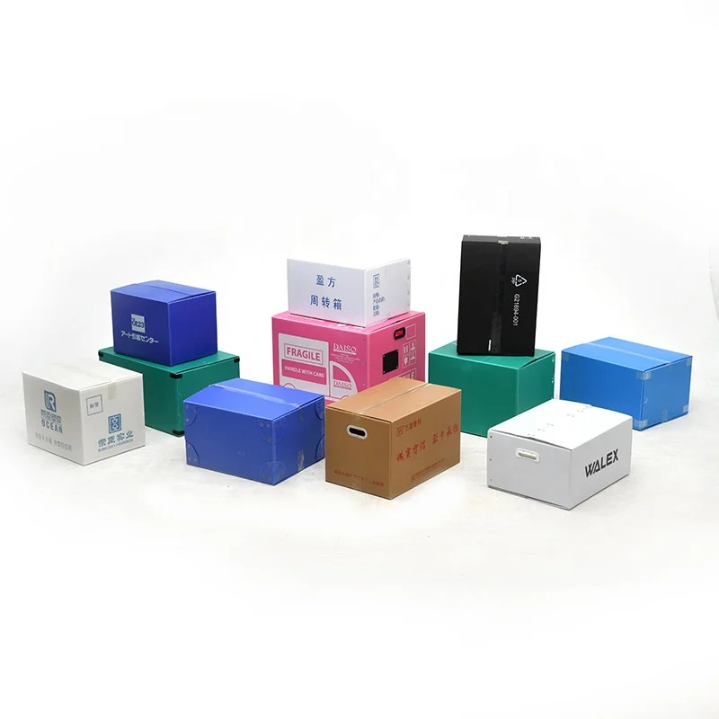 
Manufacturer custom PP hollow sheet board carton skeleton box knife card separation packing box baffle corrugated board 