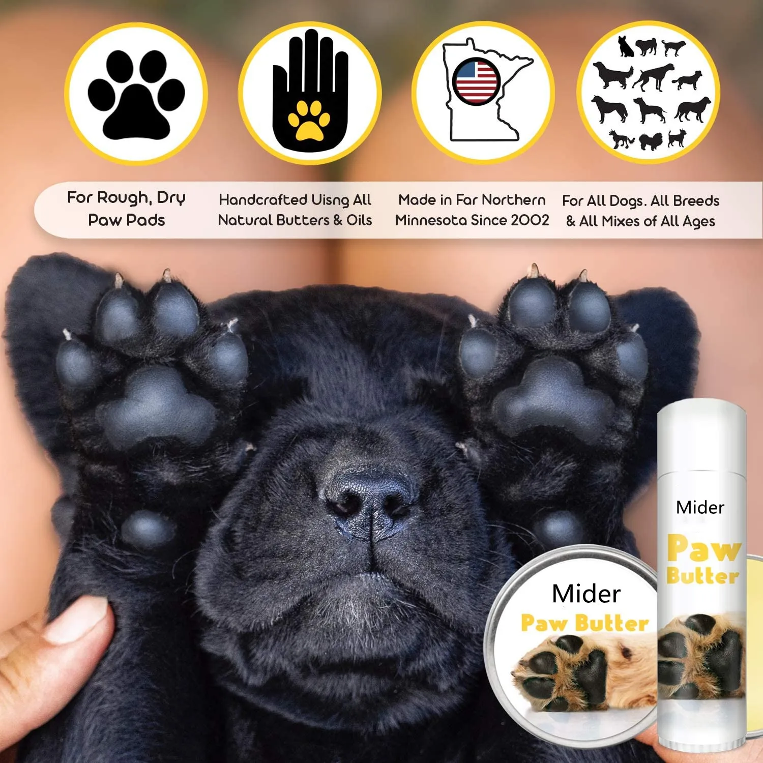 Fast Shipping Household Pet Paw Balm Healthy Ingredients Moisturizing Repair Beautifying Paw Cream Balm