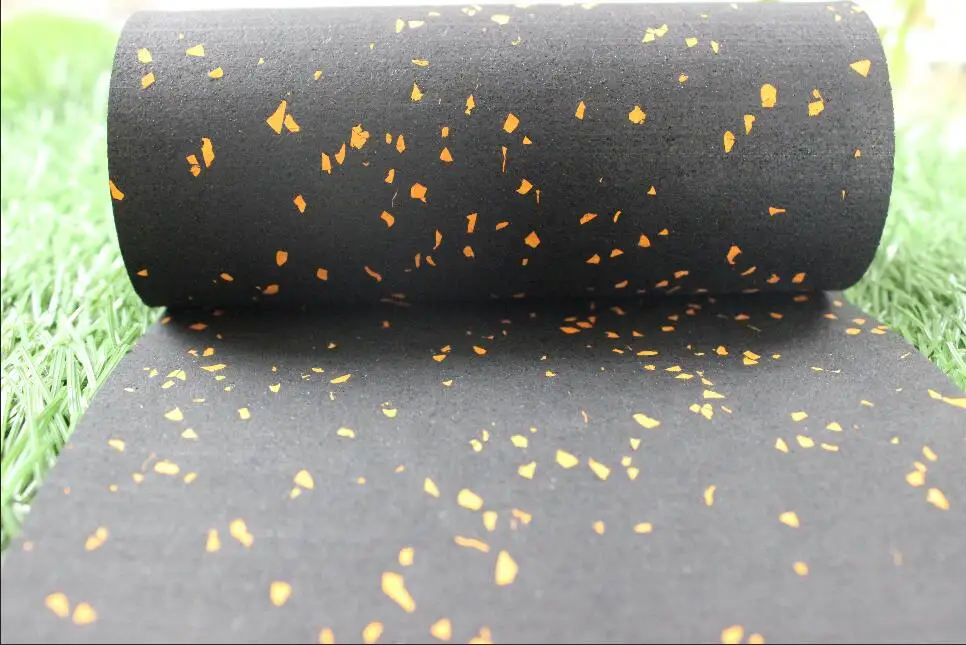 
45 cm outdoor rubber fitness Crossfit Training floor Matting Roll 