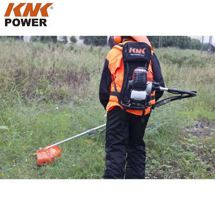 42.7CC High Powerful Backpack Gas Brush Cutter 2 Shaft Higher Fuel Efficiency Kasei BG430A String Trimmer 2-Cycle Loop Handle