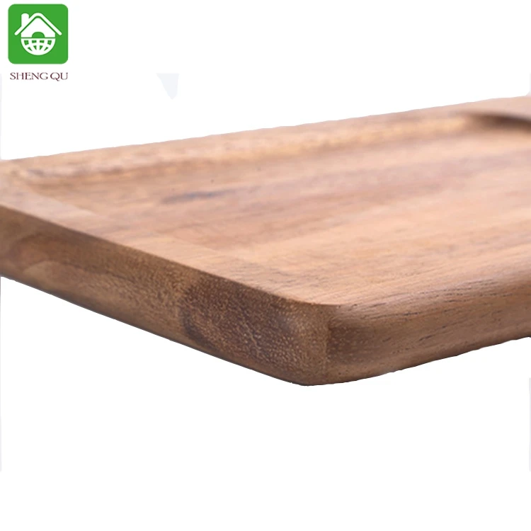 
Cheap Bread Wooden Dessert Modern Plate Cake Serving Tray 