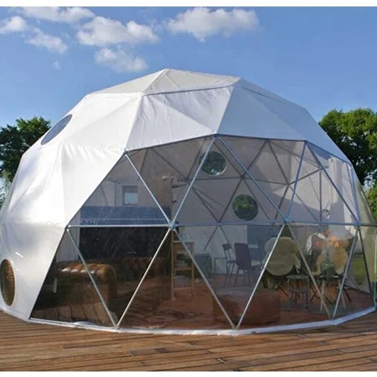 
High Quality Outdoor Summer Garden Igloo Glass Dome House Small Geodesic Tent Dome 