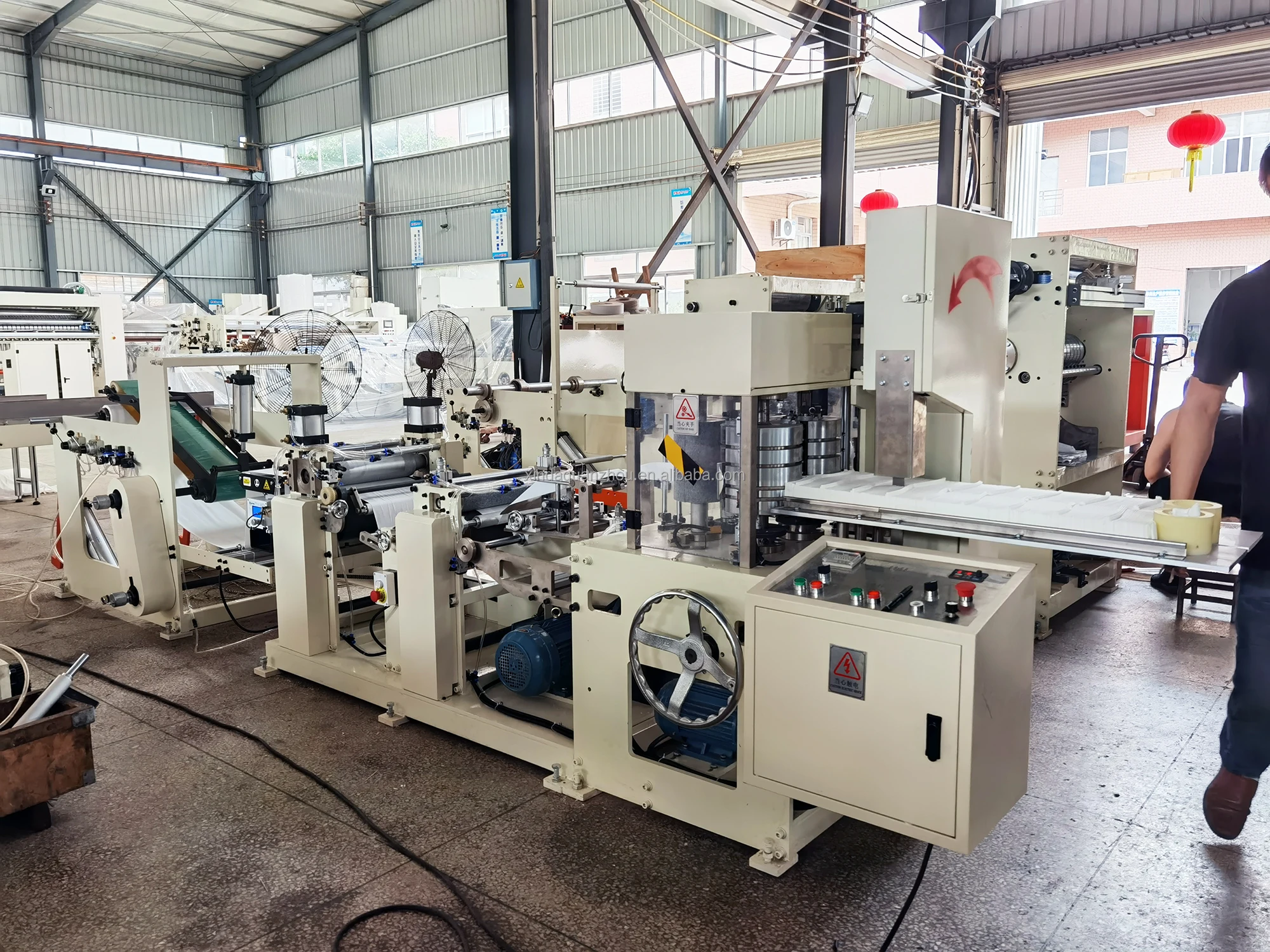 CE Automatic Paper Napkin Serviette Making Machine