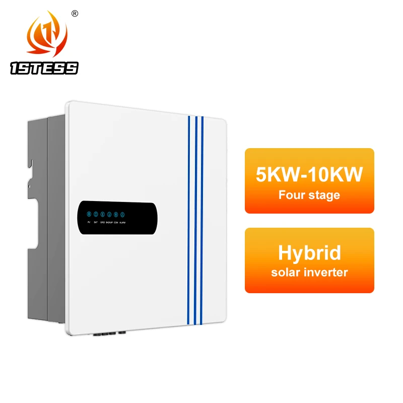 Wholesale IP65 hybrid solar inverter MPPT 8Kw 10Kw 5Kw off On grid hybrid solar inverter 240V Three Phase 6kw hybrid inverter