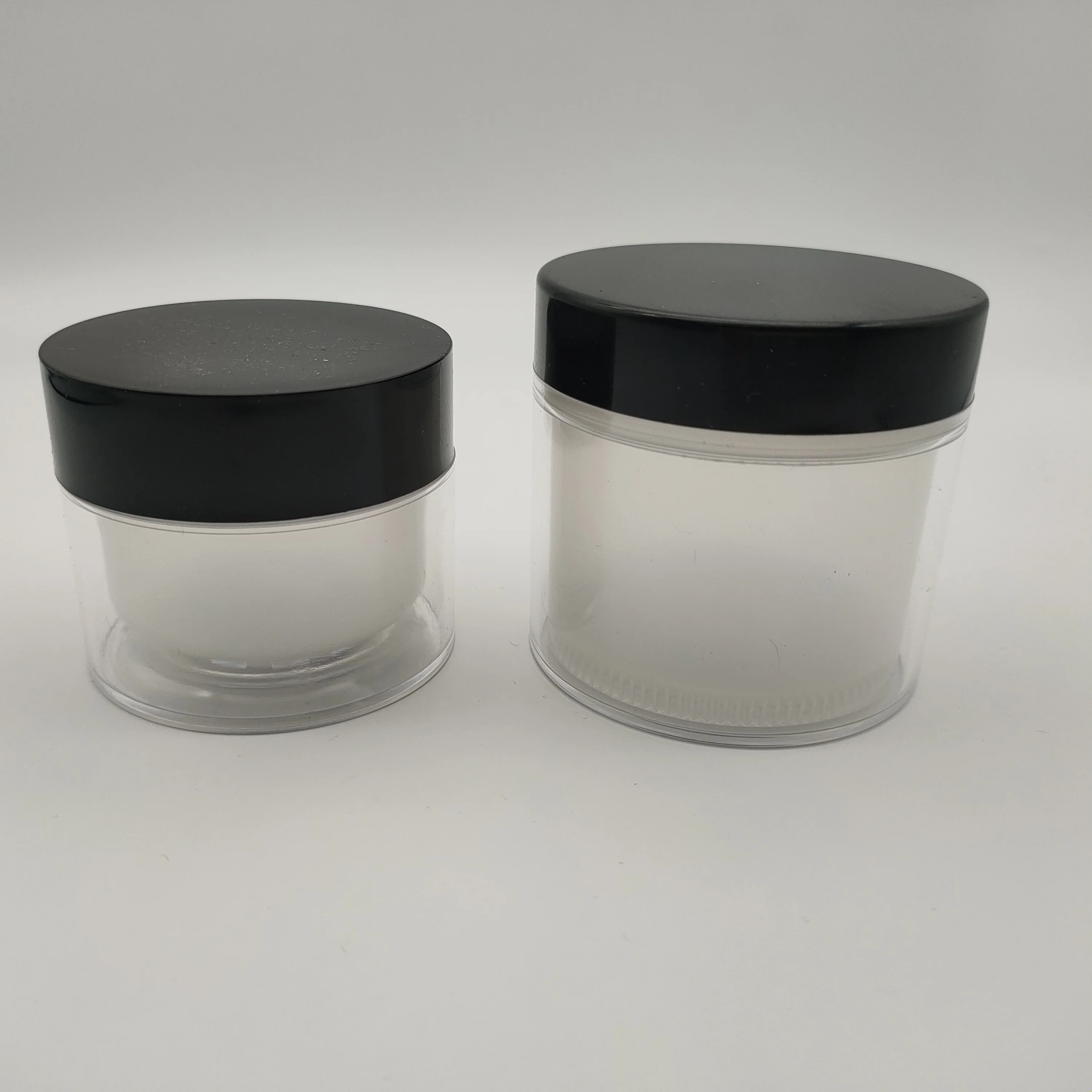 16oz 500ml 89mm 89-400 Clear PET Plastic Jar Straight Sided Transparent Jars for Cream for Pill Large Containers
