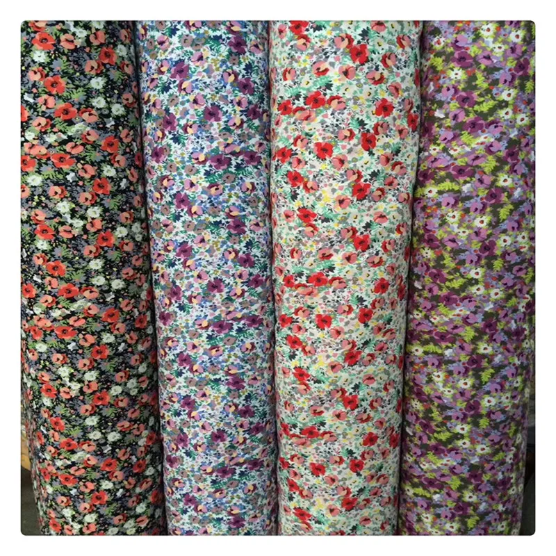 
Kahn Custom Printed 100%Cotton Fabric Woven Small Floral Design For Textile Clothing Sewing 