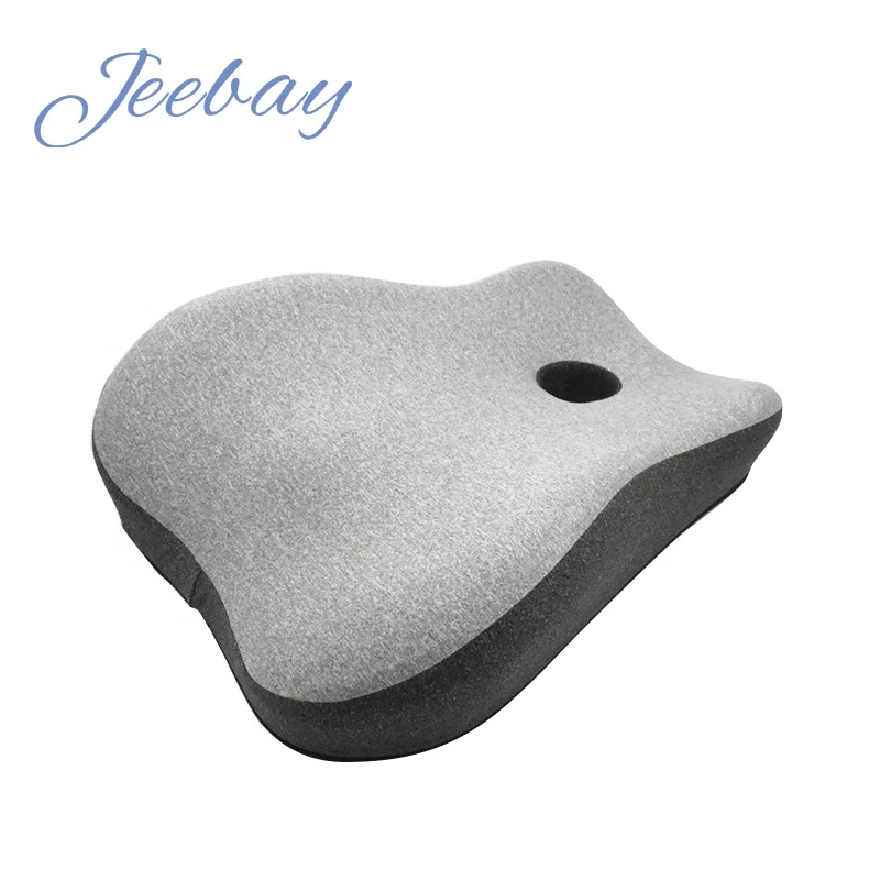 Factory customized lumbar cushion back support pillow, memory foam ergonomic office relaxed lumbar support pillow