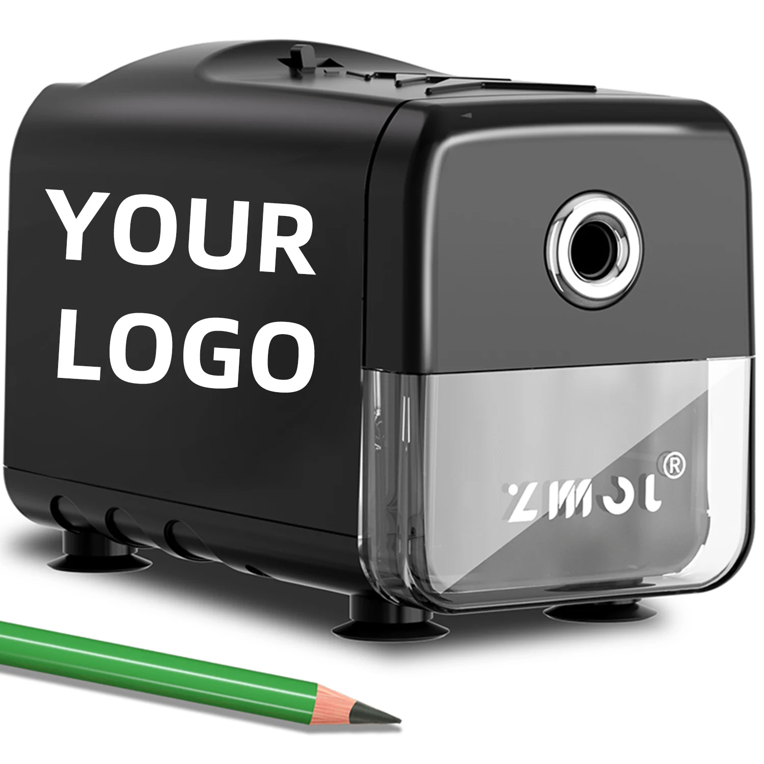 Zongmao Heavy Duty Classroom Electric Pencil Sharpener,   Professional Pencil Sharpener for 6.5-8 mm No. 2/Colored Pencils
