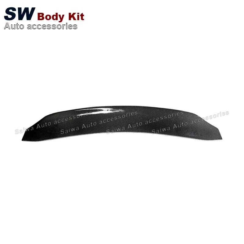 981 Carbon Fiber Rear Spoiler For Porsche 981 Cayman Boxster 2013-2016 Rear Trunk Spoiler Lip Guide Wing Lip Rear Wing