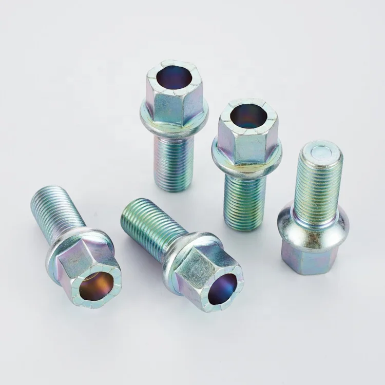 Small wholesale  M14*1.5 high quality steel belt pad wheel bolts suitable  car wheel bolts fasteners bolts nuts