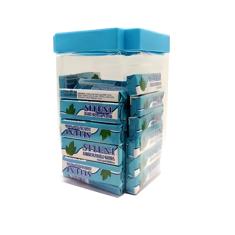 Wholesale Bulk Super Mint Gum Sweet Mix Fruit Flavor Jam Center Filled Bubble Chewing Jelly Gum