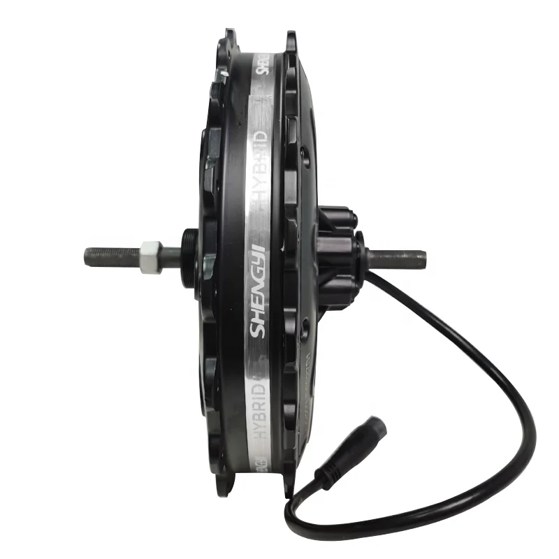 Hot sale electric bicycle wheel motor NC09 type 48v 500w rear hub cassette motor for ebike with 3 pin connect