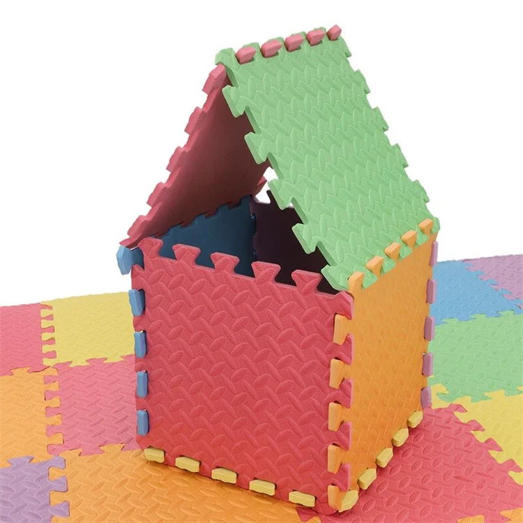 Wholesale Baby Play Crawling Colorful Foamy Floor Tiles Mulit Color EVA Foam Puzzle Mat for Exercise