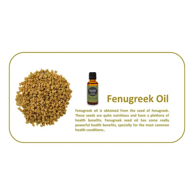 Hot Sale Manufacturers 100% Pure Natura Fenugreek Essential Oil