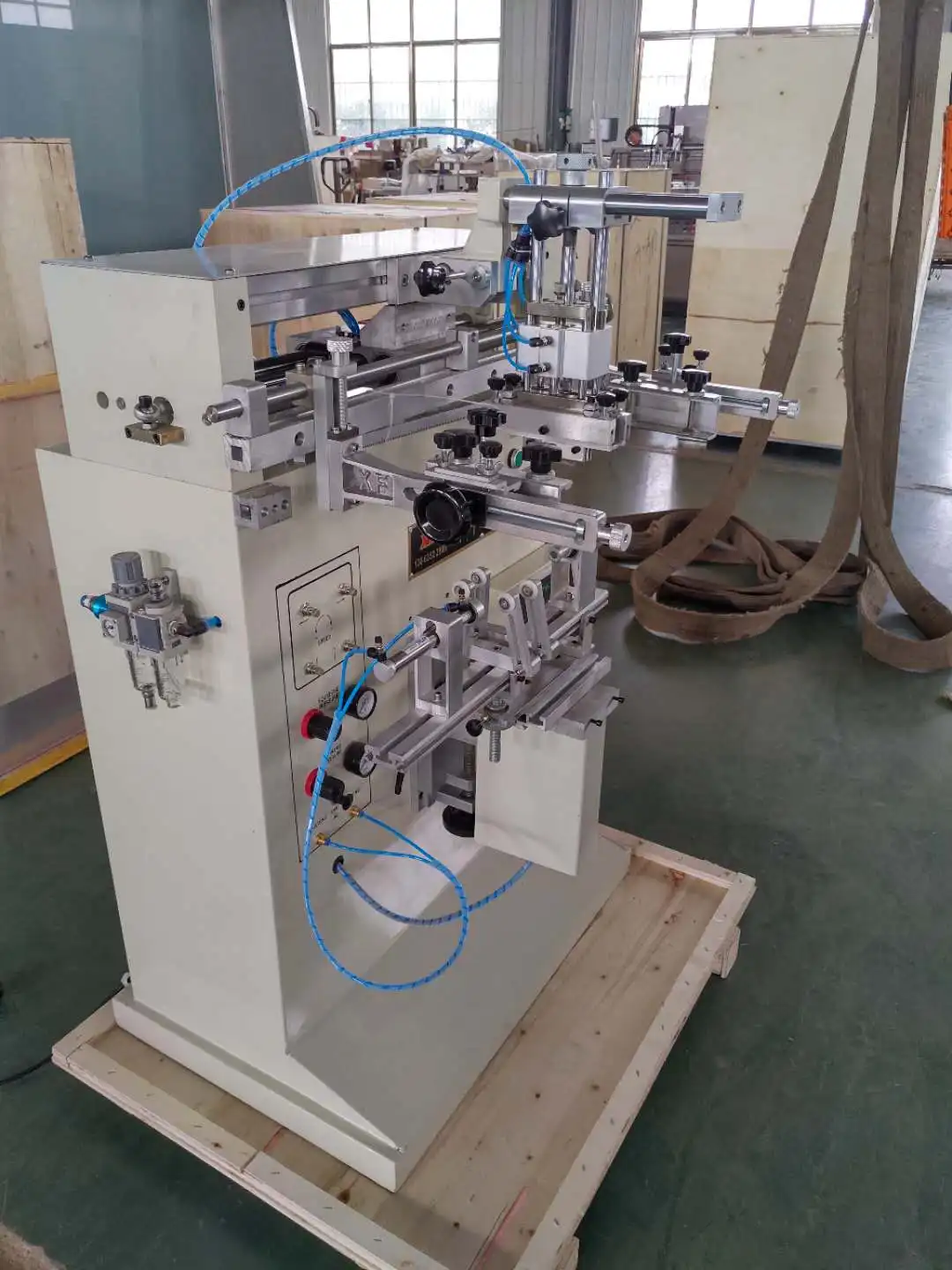 Curved surface silk screen printing machine for bottle Paper Cups Screen Printers Glass Bottle Screen Printing machine For Jars