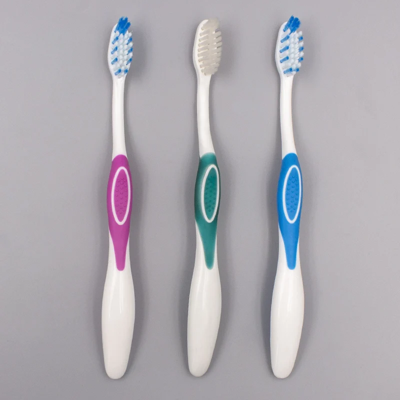 Factory Wholesale Good Quality Portable Economic Soft Nylon Adult Soft Toothbrush for Family Use