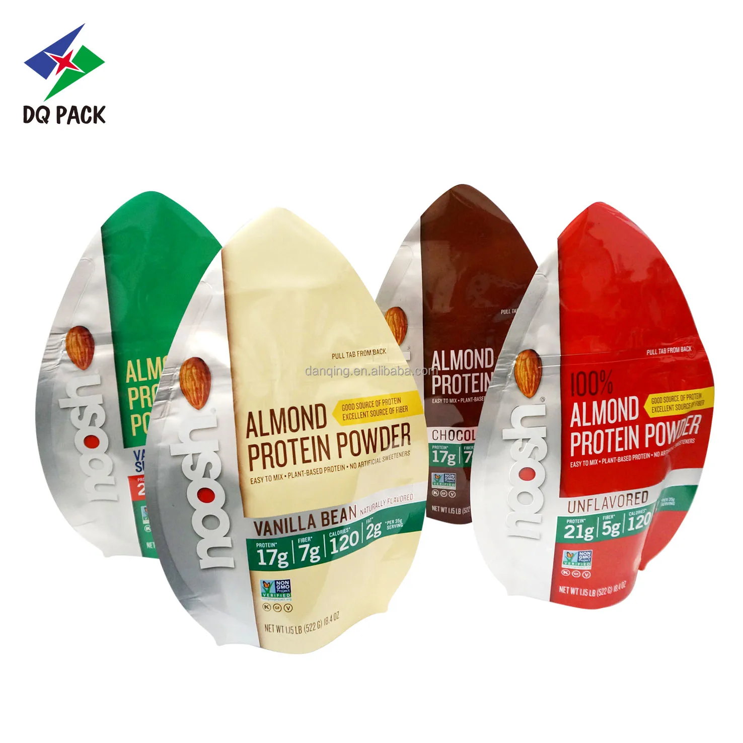 DQ PACK Custom Resealable Plastic Bag Food Grade Stand up Zipper Pouch