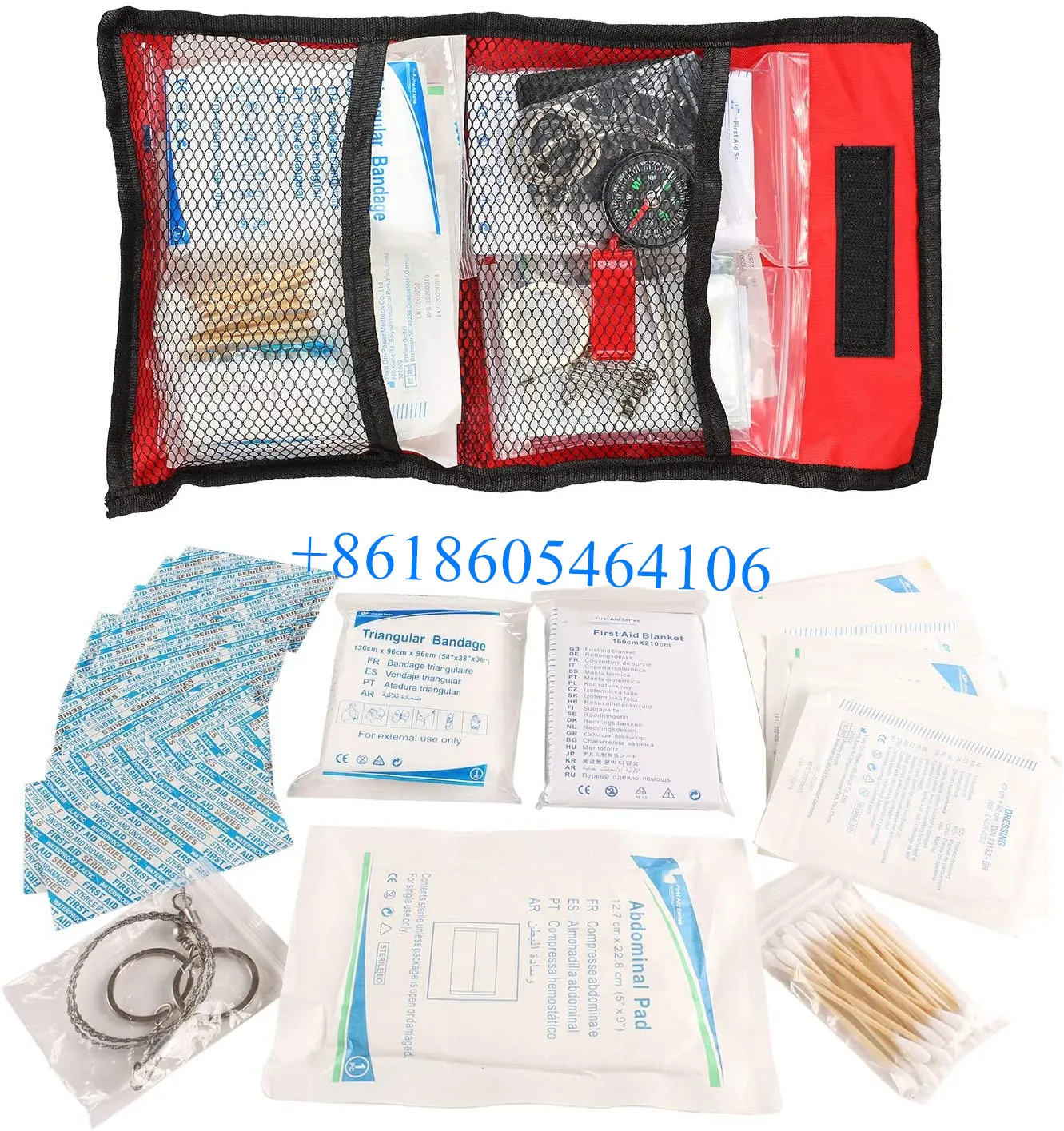 Medical Outdoor emergency First Aid Kit waterproof