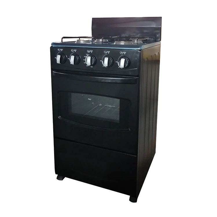 GENSUN 20 Inch Gas Range Free Standing Oven with Grill Four Burners Gas Stove Kitchen Family Baking Cooking Appliances
