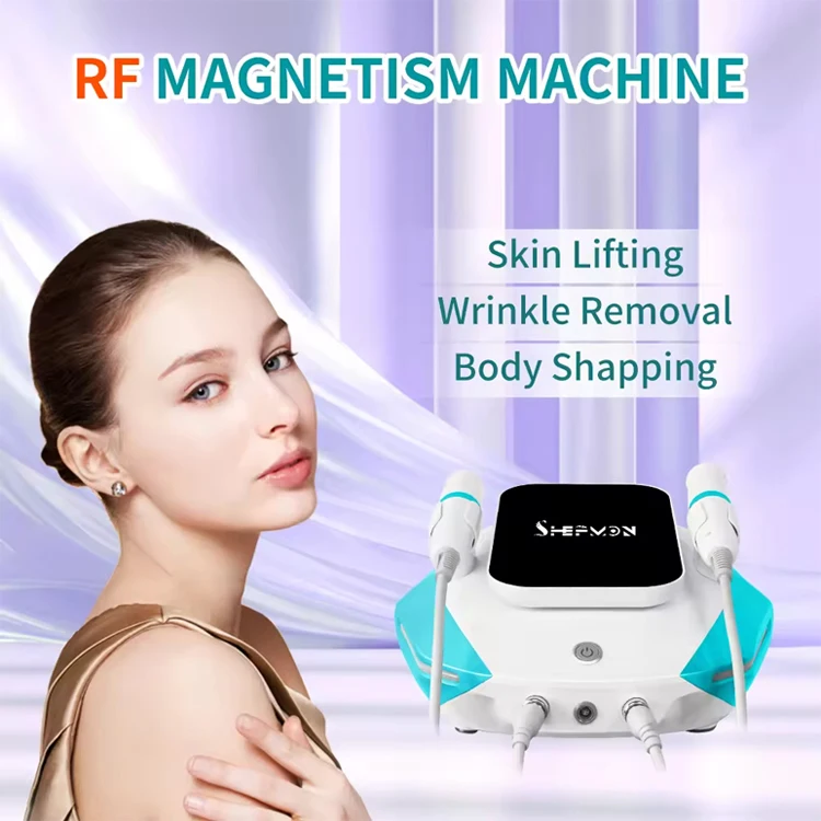 2024 new 2in1 dual machine face lifting RF wrinkle removal and skin lifting beauty instrument 448 deep rf for beauty salon