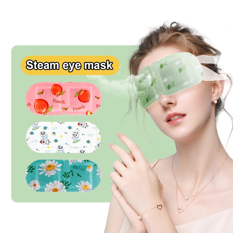New Product Heated Steam Eye Care Patch Relaxing Eyes Sleep Patch with Hot & Cold Packs Functionality