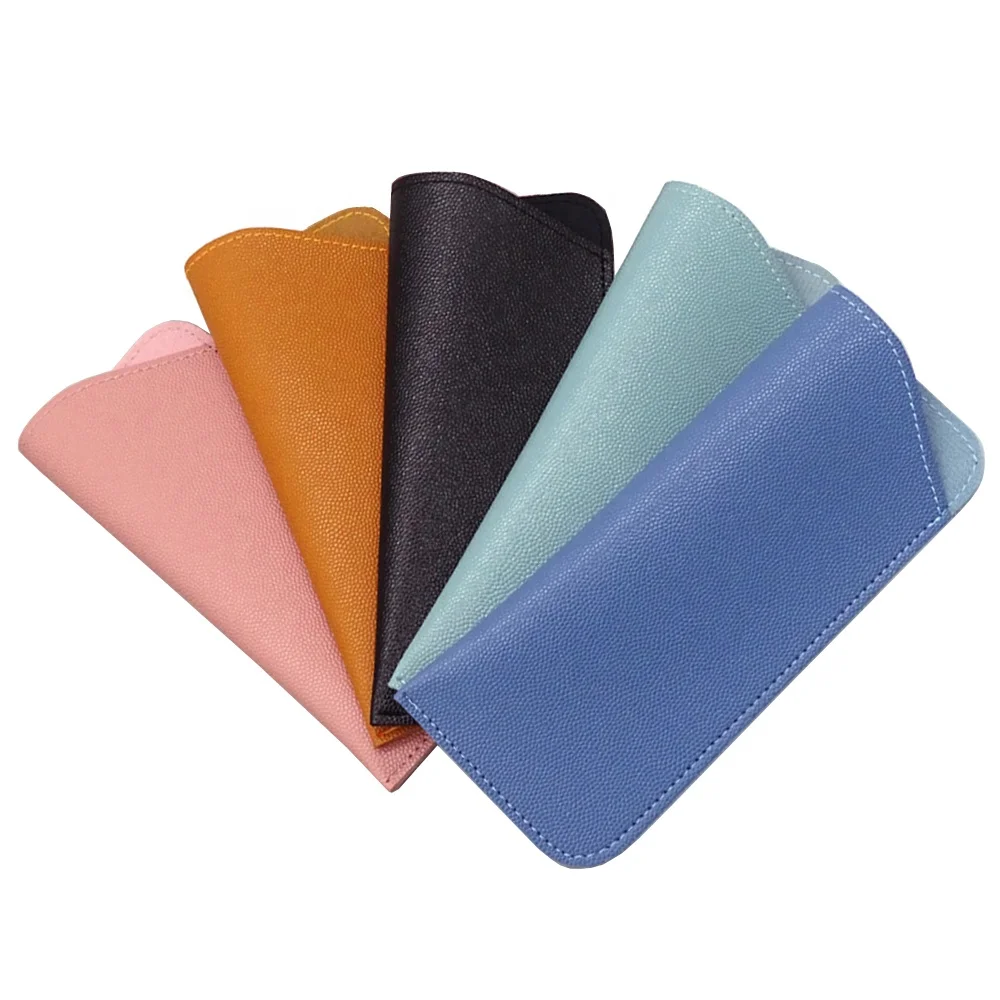 Pouch PU holder case reading glasses cover bag package eyewear PU reader pouch