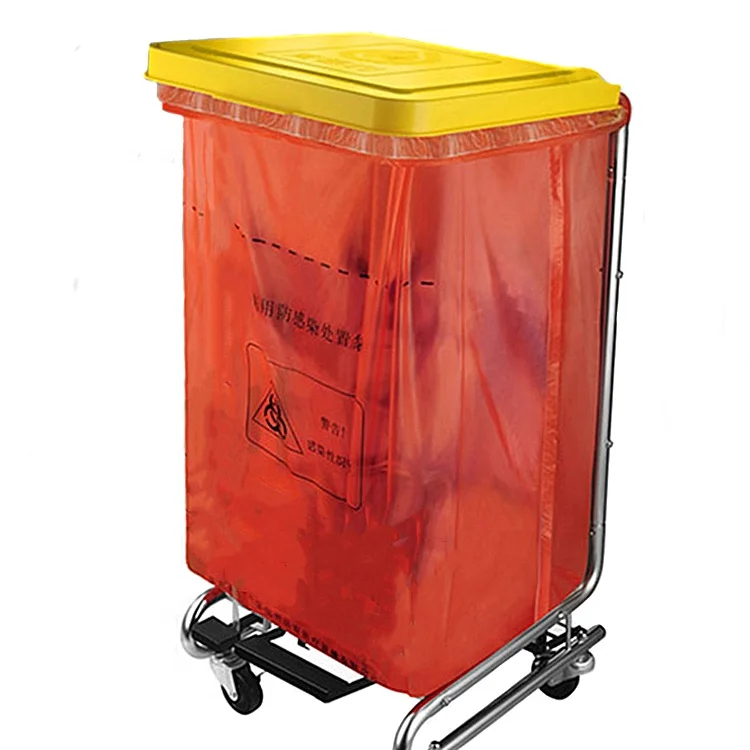 2020 PVA water soluble plastic laundry bags for Hospital use