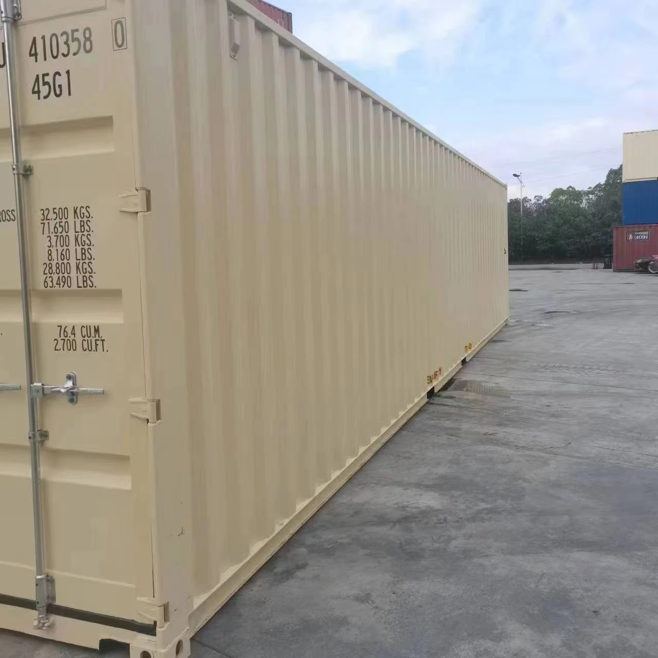 Известный бренд ISO Новый 20GP 40GP 40HC контейнер