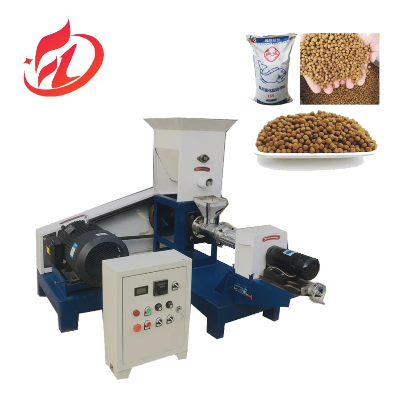 Floating Fish Feed Processing Machine Fish Feed Extruder Floating Fish Food Processing Machine