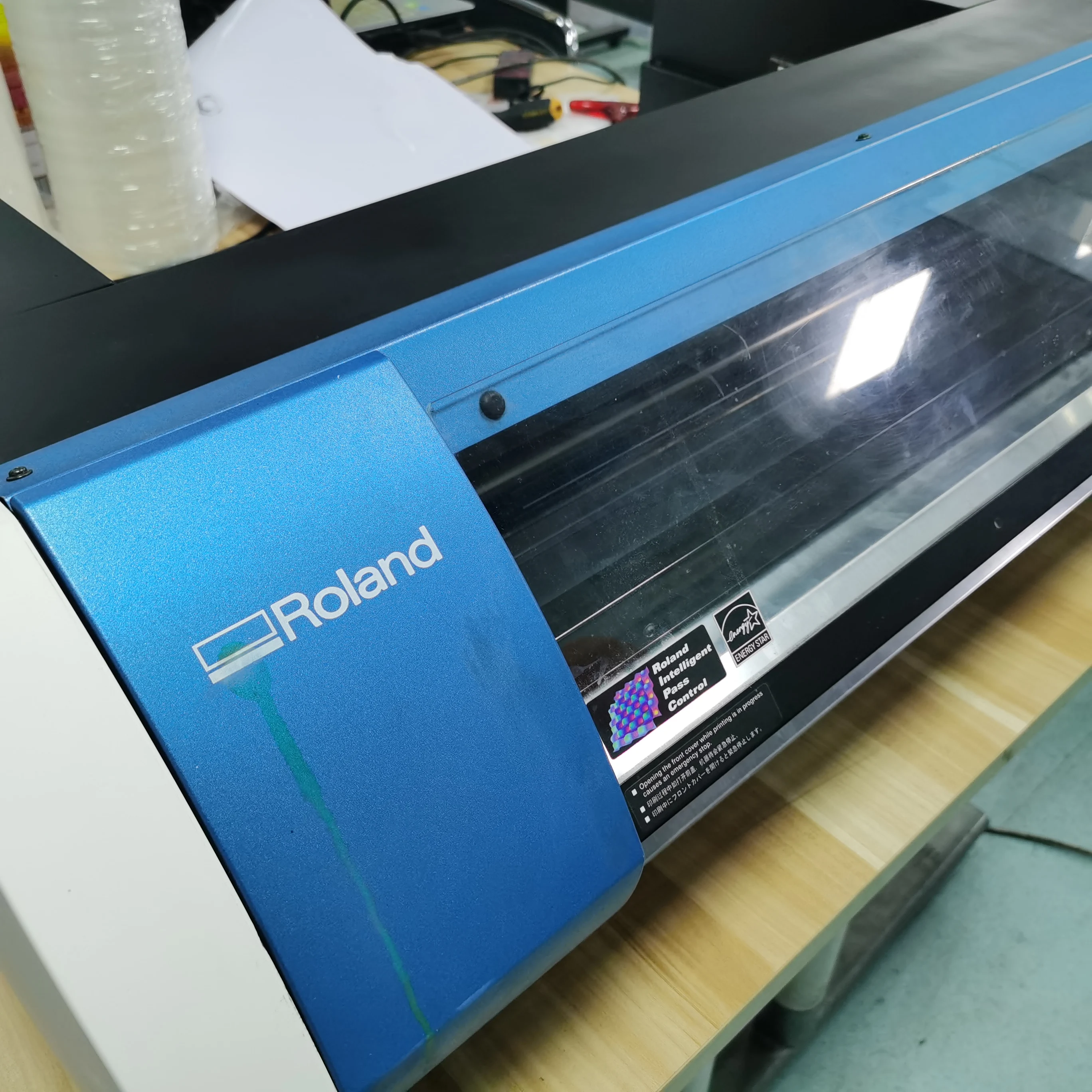 Секундная стрелка струйный принтер б/у roland Печатающая и резки машины BN20 4 цветов печатная машина настольный для