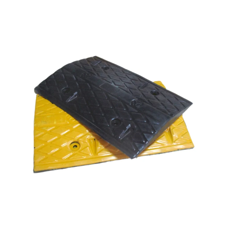 plastic speed bumps Diamond-Shaped School District Road Deceleration Zone rubber traffic Industrial speed bump