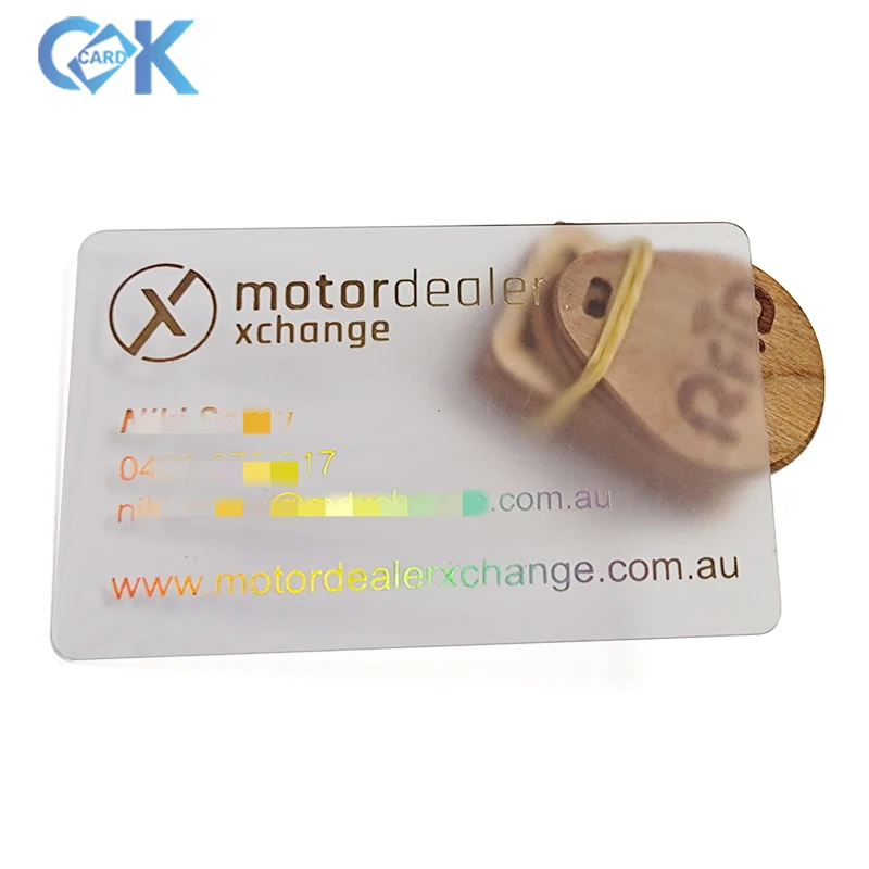 Offer Customize Frosted Plastic VIP Gift Card Transparent PVC Personalized Business Card