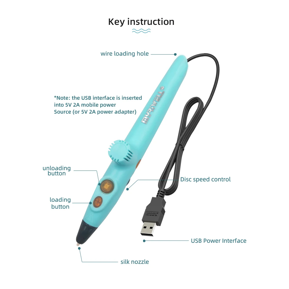 Filament Refill Pla 1.75mm Drawing Color Art 3d Pen Kid usb Professional Printing Printer