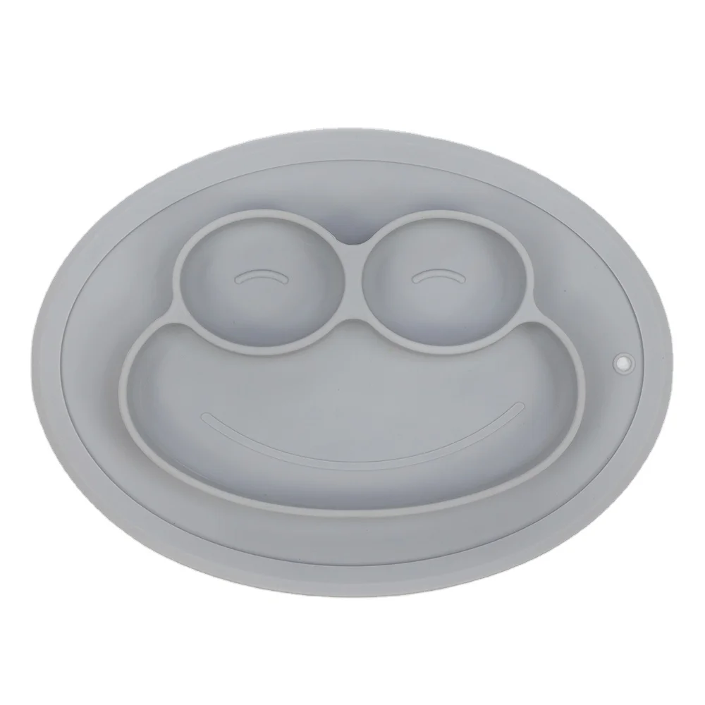Silicone suction plate Baby plate Low Price Silicon Tableware Set For Baby