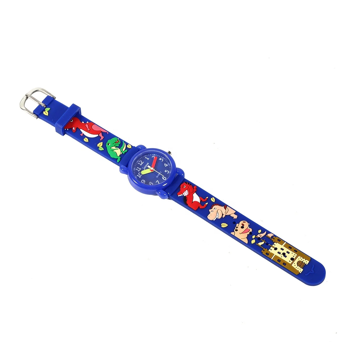 High quality stainless steel case back blue watch water resistant watch boys watches kids