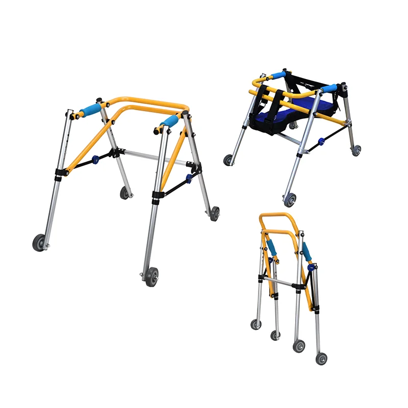 Pediatrics Rehabilitation Equipment Walking Aids Children Rollator Walker Wheelchair Rehabilitation Therapy Supplies