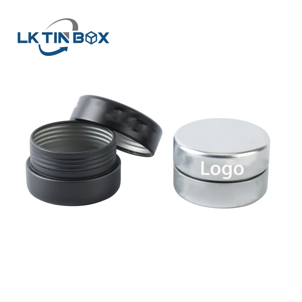 Custom Logo Print Empty Child Proof Pill Box Containers Candy Metal Tins Box Round Tin Box Packaging Tin Case