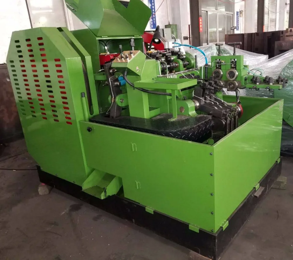 Blind rivet cold heading machine, rivet making machine, two-die four-blow type