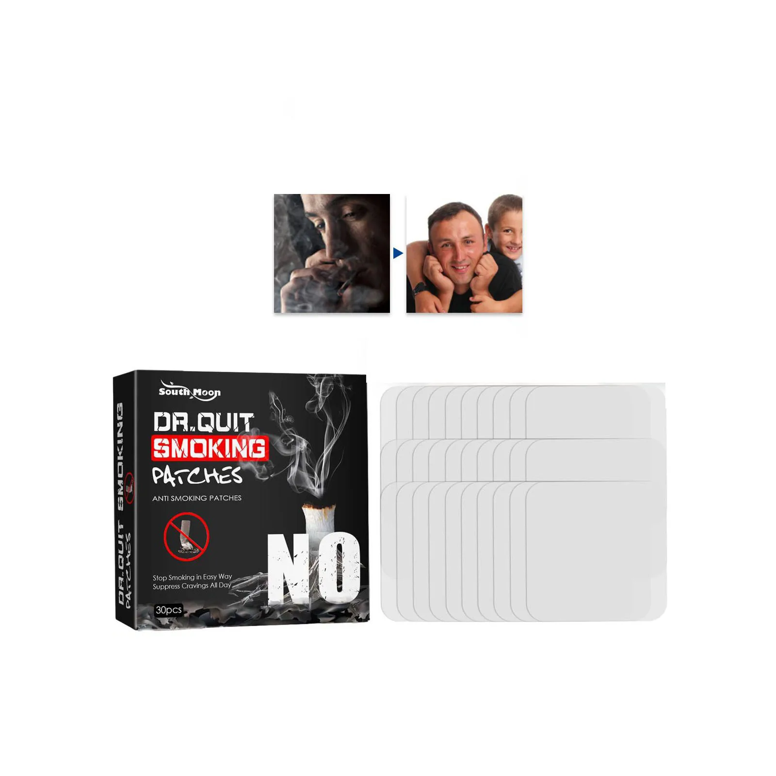 OEM Chinese Hot Product 100% Natural Anti-smoking Patch Anti Smoking Patch quit Smoking Patches