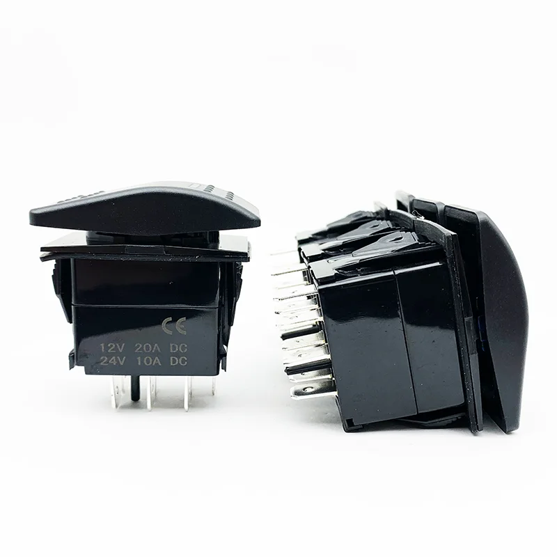 Морская лодка двойные светодиодные фонари ip65 7 Pin on-off on DC 12V/24V коромысло