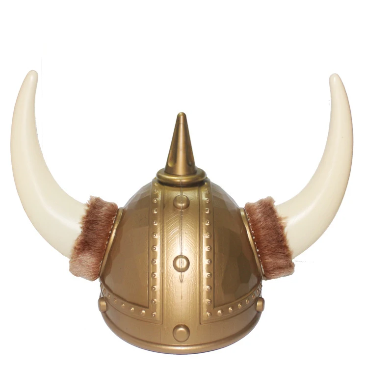 Best selling LED Light Up Viking Horns Helmet for Halloween party
